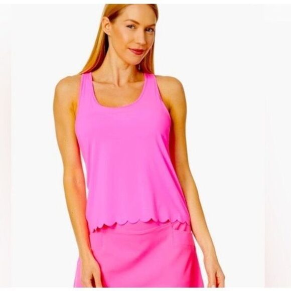 Lilly Pulitzer × Meryl Claralee Scallop Bra Tank NWT - Picture 1 of 7